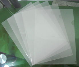 苍南县龙港文华纸塑制品厂 厂家定制PP文件夹，透明L型文件夹与UV印刷优质选择